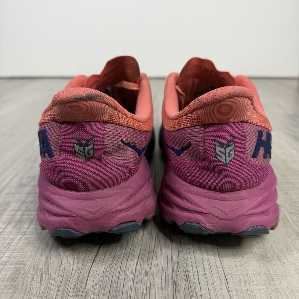 HOKA ONE ONE SPEEDGOAT 5 WOMEN'S FESTIVAL FUSCHIA CAMELLIA US 10 B HIKING H - Picture 5 of 12